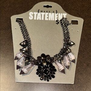 Black and Silver Necklace